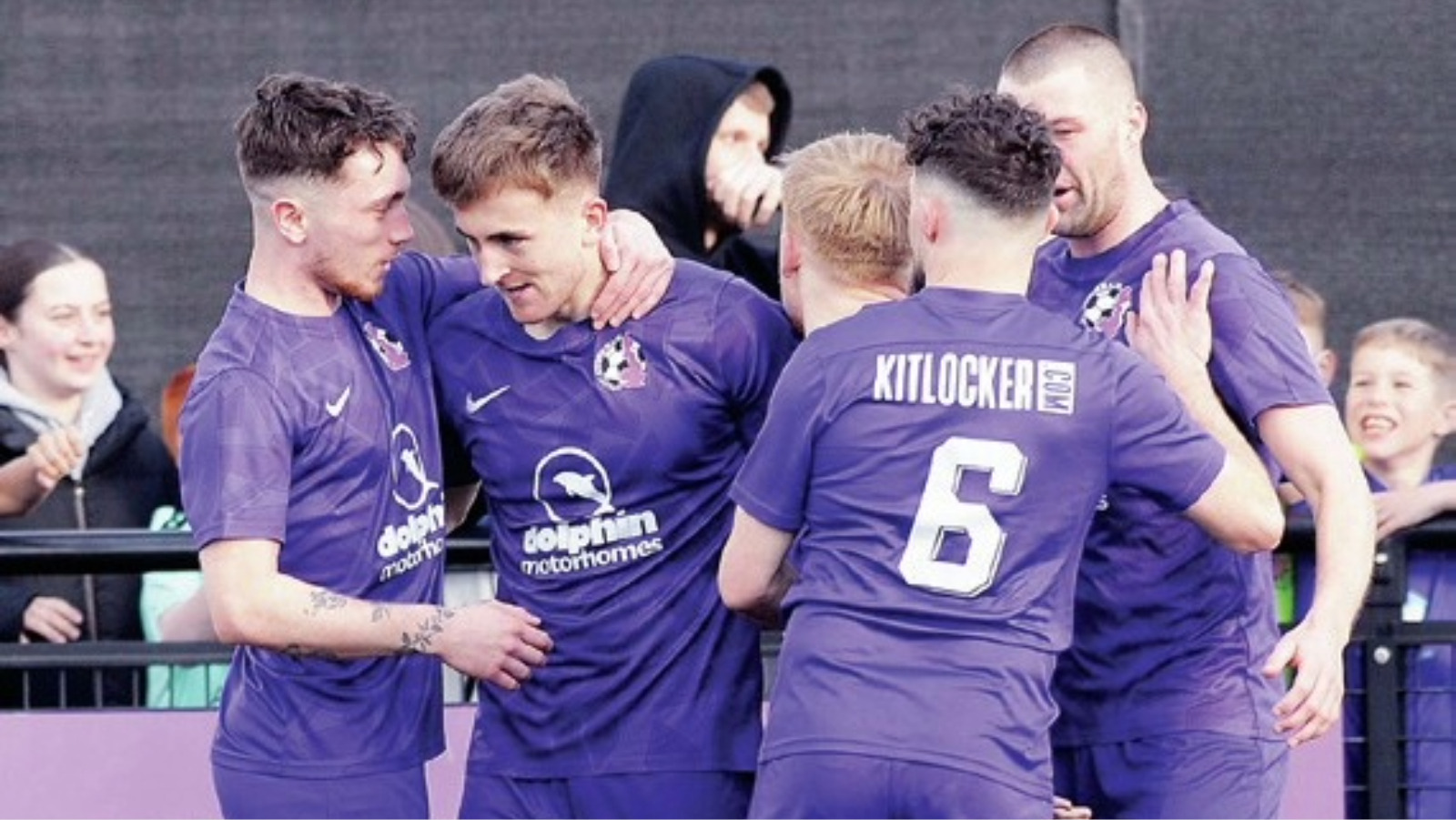 Matt Bainbridge celebrates