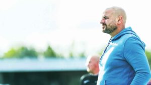 Bernard Morley is leading Radcliffe’s unlikely promotion bid alone after co-boss Anthony Johnson left to manage Bury FC