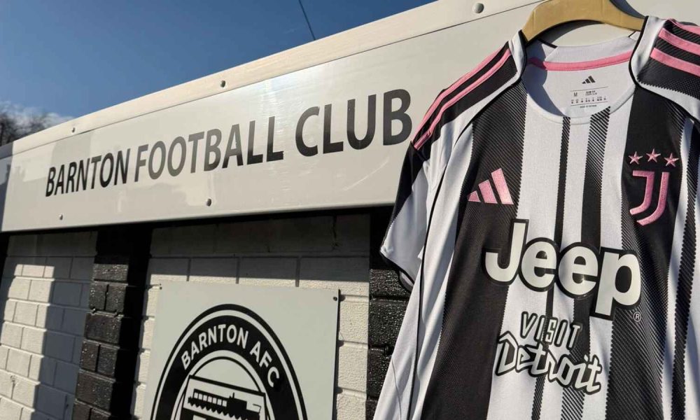 A Juventus shirt hanging up at Barnton.