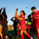 Walton & Hersham celebrating at the end of the game