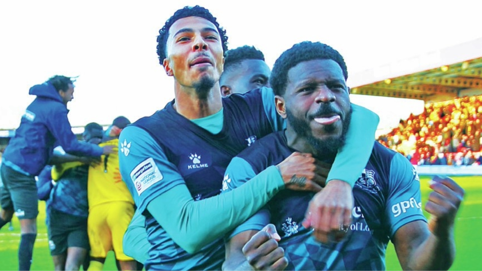 Nathan Tshikuna starts Wealdstone’s celebrations