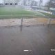 CCTV from The Walks Stadium appears to show the sprinkler on last Friday morning, ahead of a planned pitch inspection