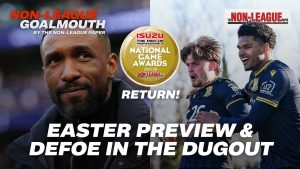 On this week’s edition of the Non-League Goalmouth, Editor at Large Matt Badcock is joined by Executive Editor Jon Couch to talk through all the latest in Non-League!