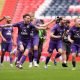 AFC Stoneham players celebrate after winning the Isuzu FA Vase at Wembley
