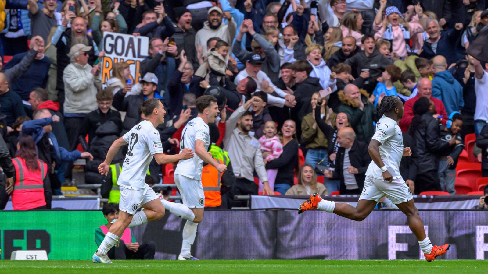 Abdul Abdulmalik starred for Boreham Wood in the promotion final