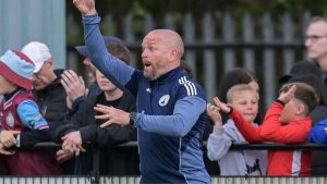 New FC Halifax Town boss John McGrath guided Buxton to the National League North play-off semi-finals