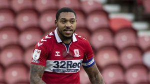 Former Middlesbrough striker Britt Assombalonga becomes Harborough Town’s statement signing.