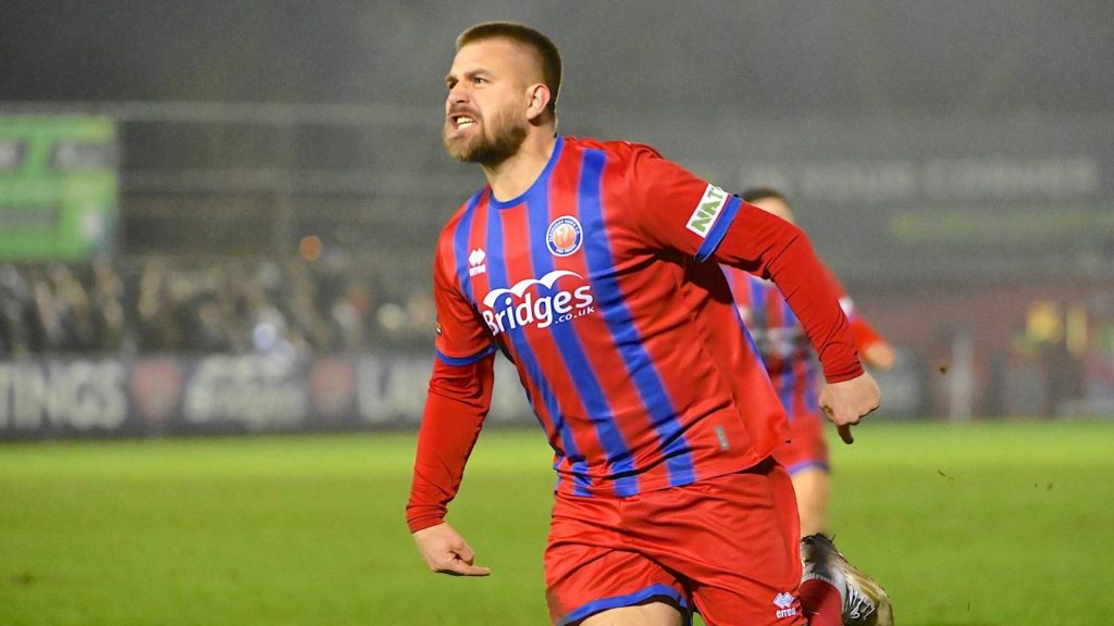 Josh Barrett enjoyed a successful spell with Aldershot Town before departing for Dorking Wanderers.