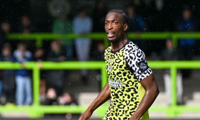 Laurent Mendy has completed a move from Forest Green Rovers to Hearts.