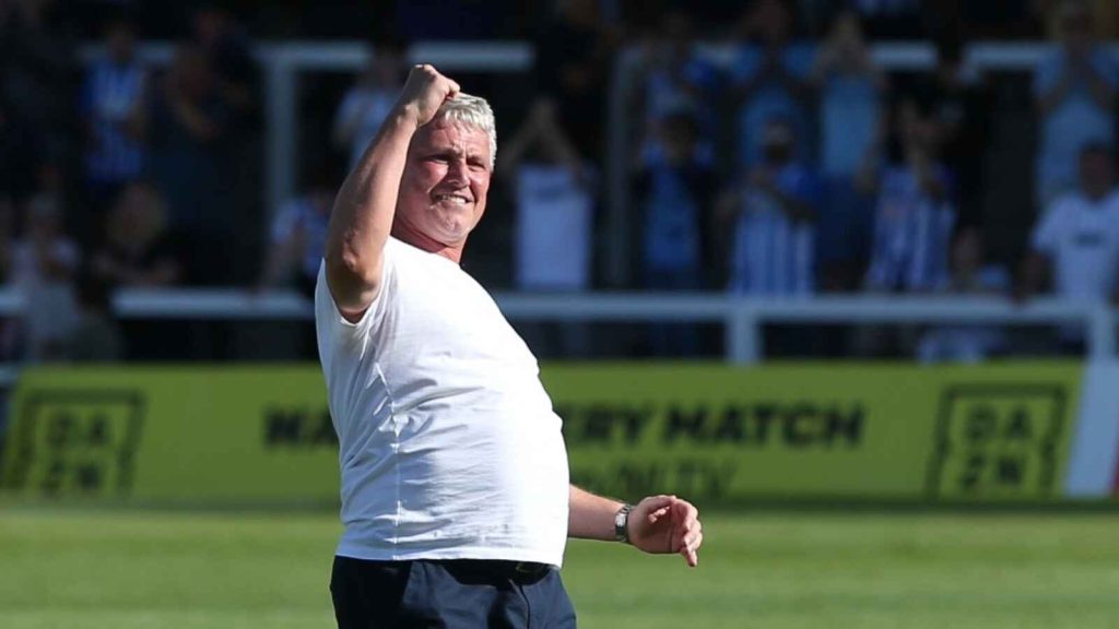 Lee Clark celebrates victory as Hartlepool United’s new-look side gets the season off to a winning start.