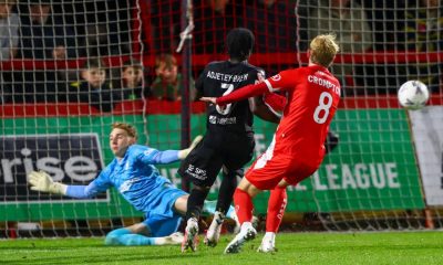 Cory Adjetey-Brew nets the winner for Worthing