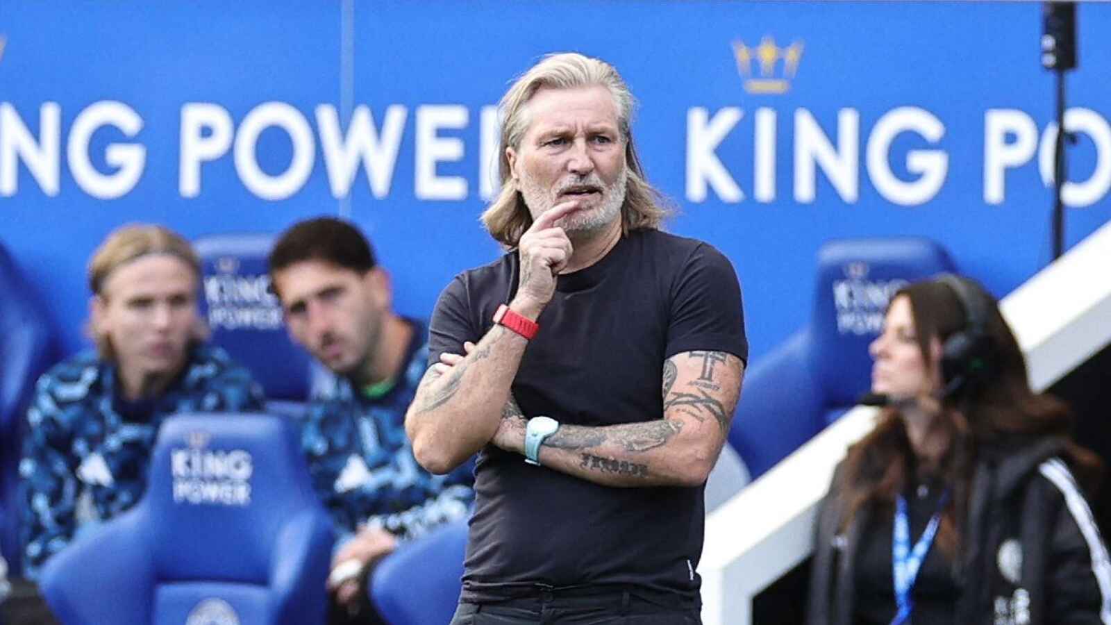 Robbie Savage in his first league game in charge of Peterborough United after leaving Forest Green Rovers.
