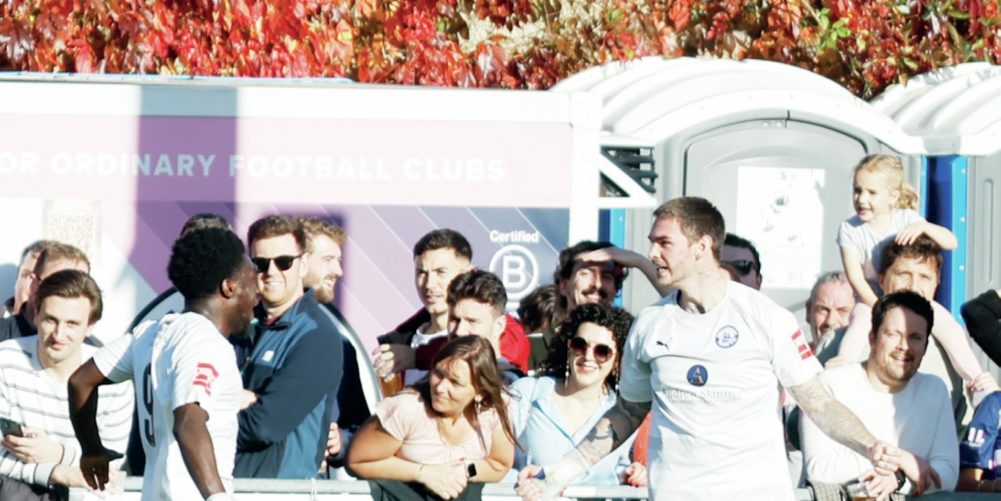 BENDER HEADER SEES OFF HAMLET The NonLeague Football Paper