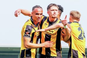 SURVIVORS: Boston United have secured their Step 1 status following a storming run of form PICTURE: Chris Bray