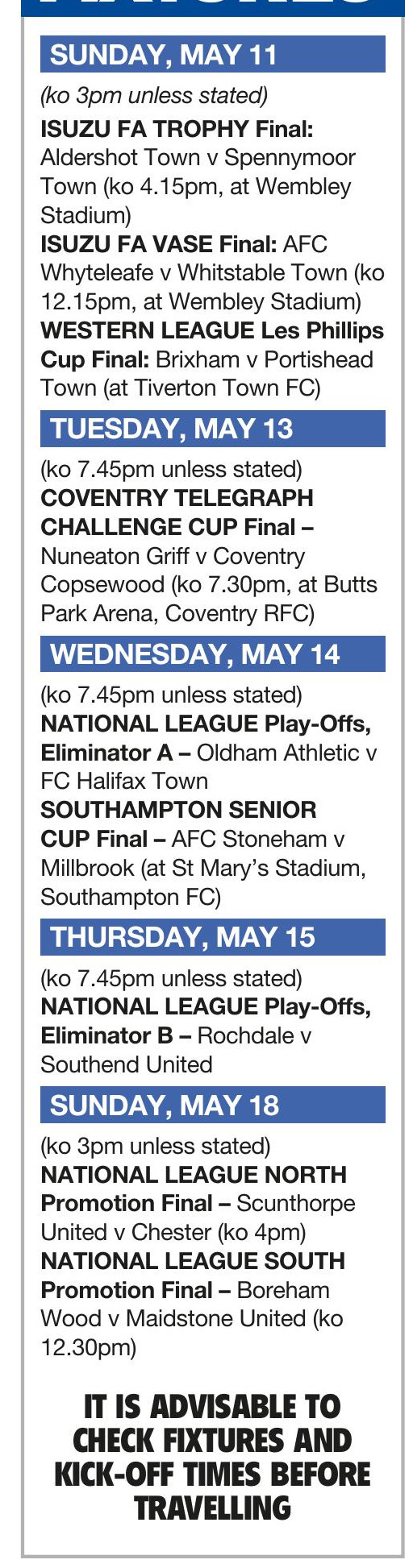 FIXTURES