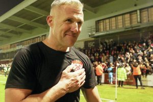 DEPARTURE: Richard Lavery has left Kettering Town despite enjoying league and cup success