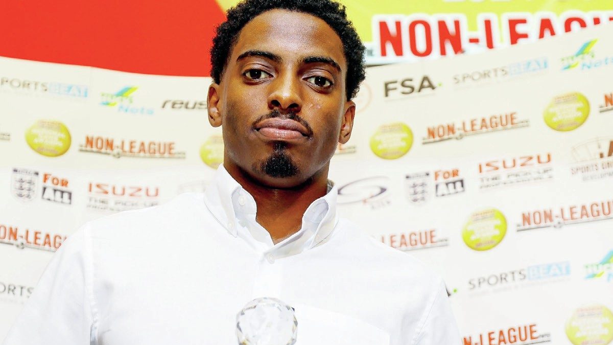 RISING STAR: Kyrell Lisibie with his Young Player of the Year award at The NLP’s National Game Awards PICTURE: Matt Bristow