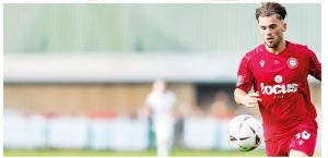 WAY FORWARD: Crawley new boy Danny Cashman says he will always be grateful to Worthing PICTURE: Kyle Hemsley