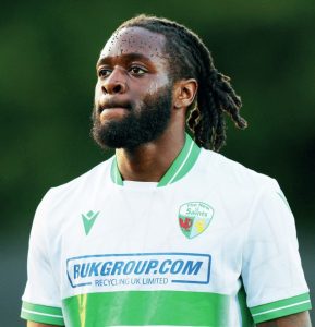 UPSETTING SCENES: The New Saints’ Aramide Oteh was the target of alleged racist abuse at KF Shkëndija PICTURE: Alamy