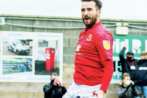 WILD AT HEART: Aaron Wildig enjoyed good times at Morecambe PICTURE: Alamy