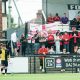 STICKING WITH THEIR SIDE: Morecambe fans at yesterday’s friendly at Marine PICTURE: Alun Roberts