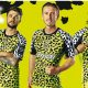 A KIT OF ALRIGHT: Forest Green Rovers’ players parade the all-vegan home kit