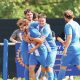 BOY WONDER: Archie Thurston is congratulated by his Pershore teammates after scoring the winner PICTURE: Gary Learmonth