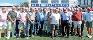 WINNERS: Billericay Town’s FA Vase heroes are welcomed back to the New Lodge PICTURE: Nicky Hayes