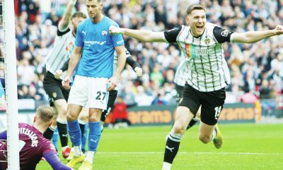 GREAT SCOTT! Cedwyn Scott will lead the South Shields front line this season PICTURE: Alamy