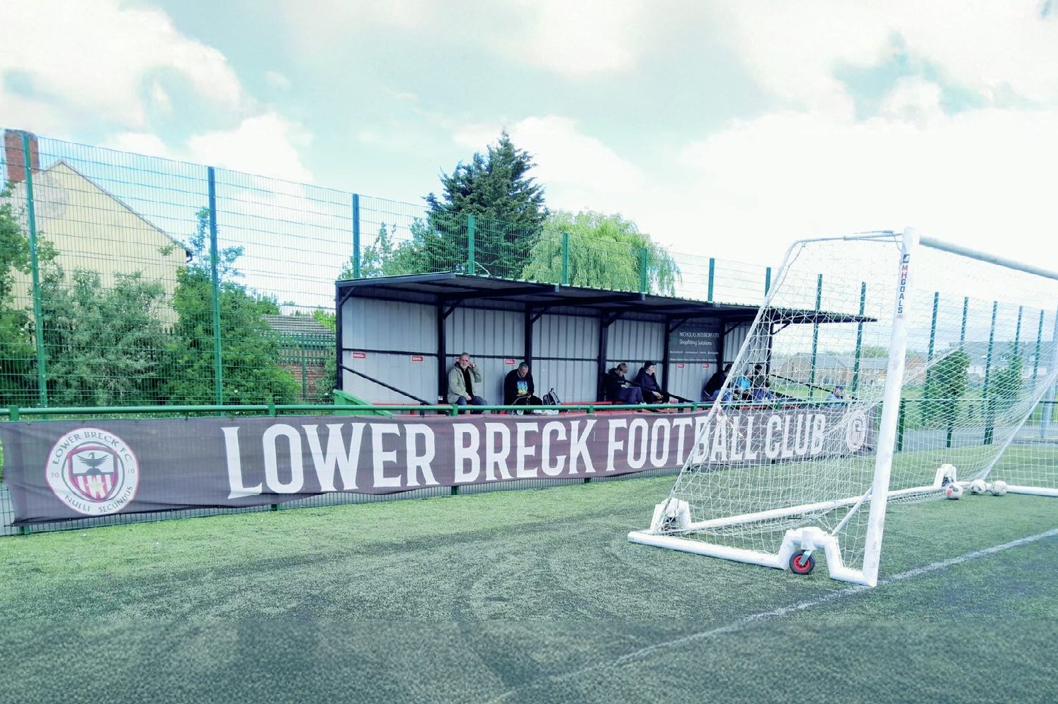 PLACE CALLED HOME: Lower Breck’s Anfield Sports & Community Centre home, a backdrop to the famous home of Liverpool FC