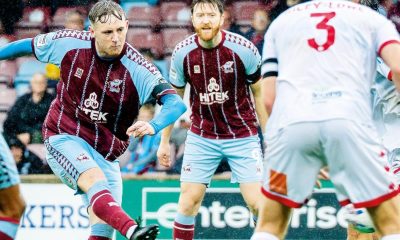 Scunthorpe’s Alfie Beestin sends in their third