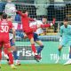 York City’s Alex Hunt heads wide