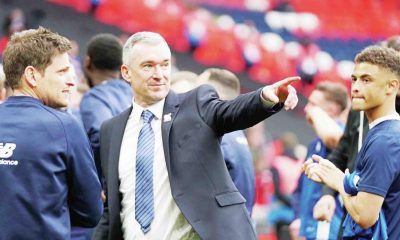 Chris Millington is back in the dugout at Solihull Moors after a successful spell at FC Halifax Town