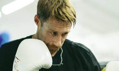 David Noble, above, and Leroy Lita will meet in the boxing ring