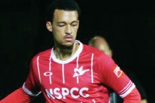 Parish Muirfield in domestic action for Cray Wanderers