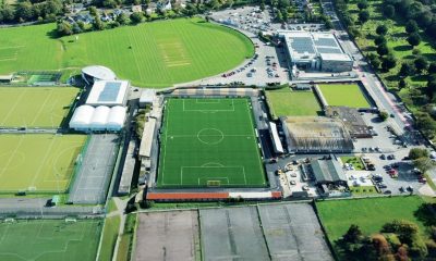 Folkestone Invicta’s Cheriton Road ground on the Kent landscape