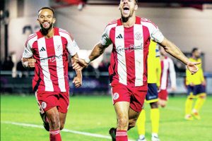 Matt Lowe will be looking to help Brackley Town overcome Notts County in the FA Cup