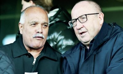John Coleman, right, with his chairman at Aldershot Town, Shahid Azeem