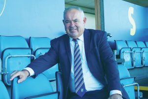 CEO Dave Boddy is ready to steer Solihull Moors off the field as well as on it.