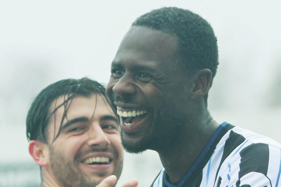 Mani Dieseruvwe enjoys his winning goal