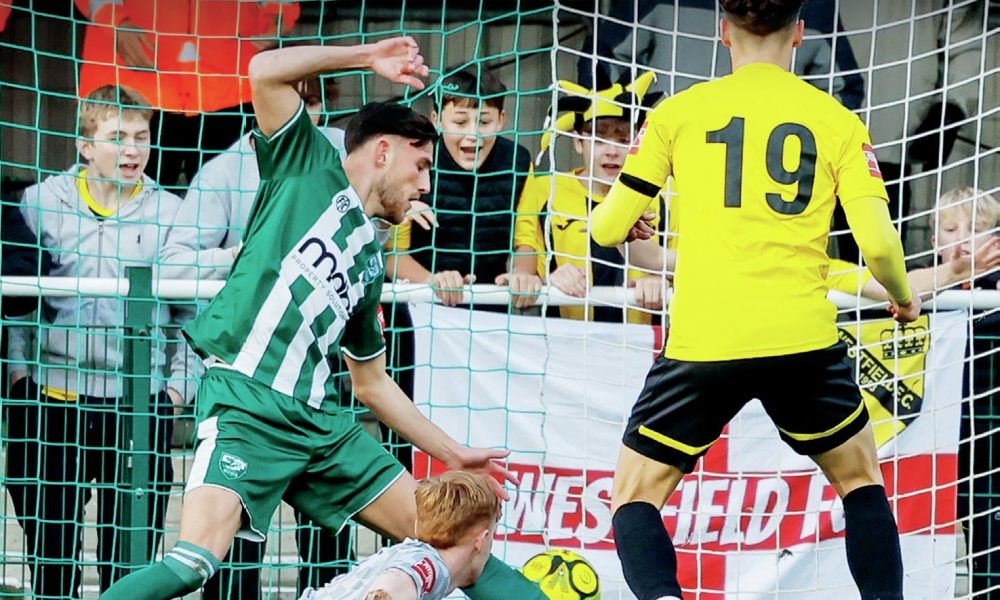 Ethan Lindo bundles in Westfield’s second goal