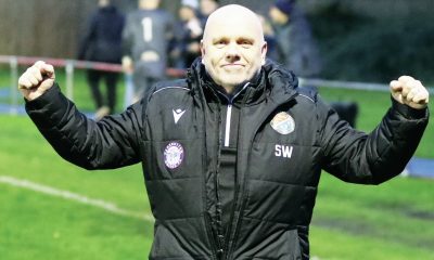 Veteran boss Steve Wilkes and Manchester City manager Pep Guardiola, inset