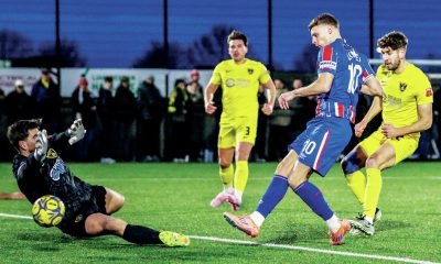 Regan Linney slots home Carlisle’s second goal