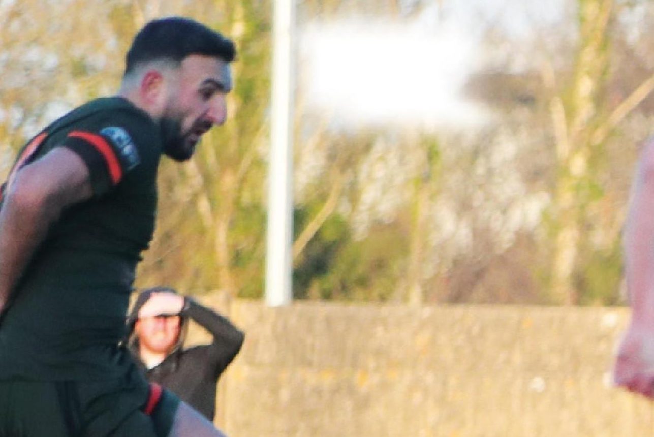 Lower Breck’s Lewis Buckley fires in their third goal to make it 3-1