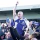 Josh Kay is held aloft by joyous Macclesfield fans after their historic victory over FA Cup holders Crystal Palace