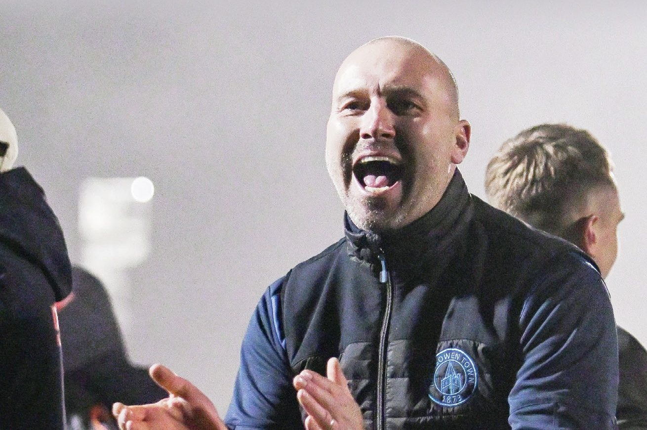 Russ Penn has led his Halesowen Town side into the play-off places