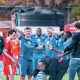 Cockfosters players celebrate reaching Wembley