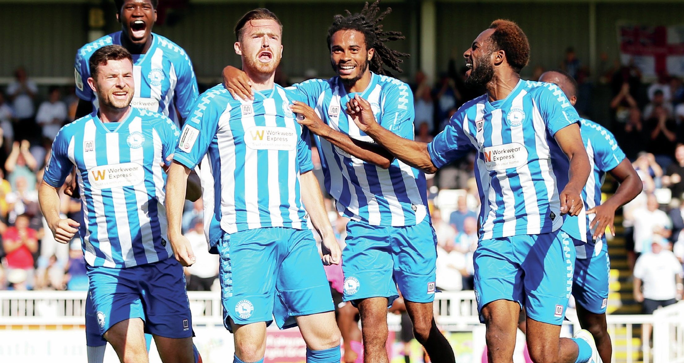 headline: Hartlepool United 2-0 Barrow: New boys get Lee Cla